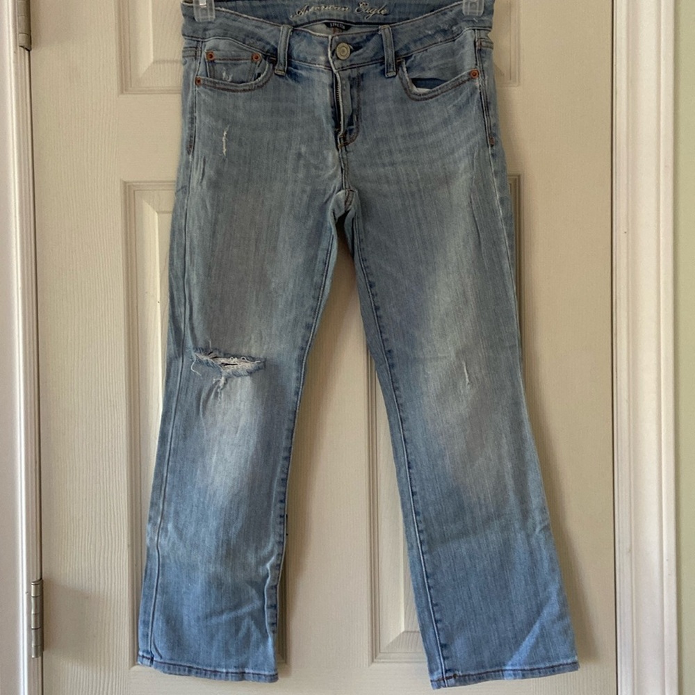 American Eagle size 4 regular Stretch Capris
